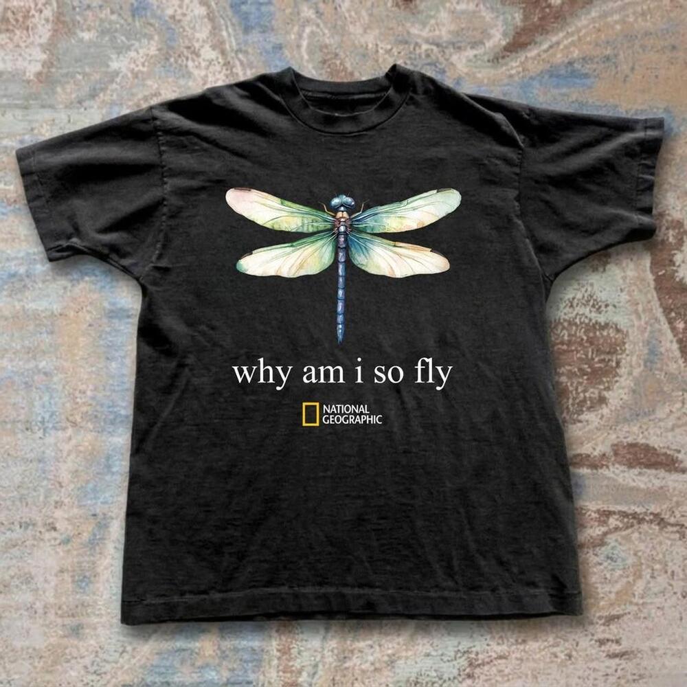 National Geographic Black Dragonfly T-Shirt 2